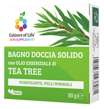 COLOURS OF LIFE TEA TREE BAGNO DOCCIA SOLIDO 80 G