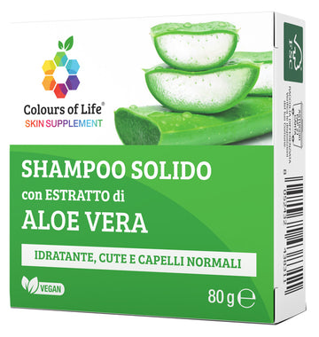 COLOURS OF LIFE ALOE SHAMPOO SOLIDO 80 G