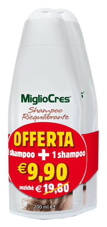 MIGLIOCRES SHAMPOO RIEQUILIBRANTE BIPACK 200 ML
