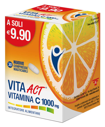 VITAMINA C ACT 1000MG 30 COMPRESSE MASTICABILI