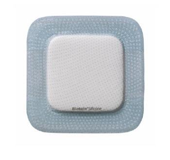 MEDICAZIONE BIATAIN IN SCHIUMA DI POLIURETANO CON BORDO ADESIVO IN SILICONE MULTISITE 14X19,5 CM 5 PEZZI