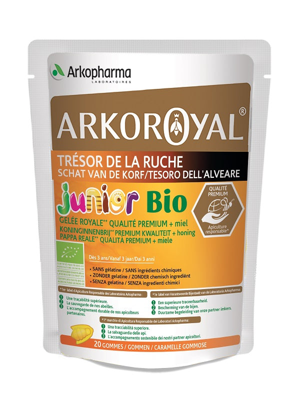 ARKOROYAL CARAMELLE GOMMOSE CUOR DI MIELE 60 PEZZI