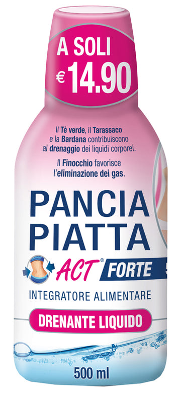 PANCIA PIATTA ACT FORTE DRENANTE LIQUIDO 500 ML