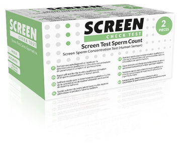 KIT PER L'INDIVIDUAZIONE DI CONTA SPERMATICA 2 PEZZI FERTILITA' MASCHILE SCREEN TEST CONTA SPERMATICA