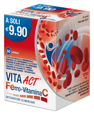 VITA ACT FERRO + VITAMINA C 60 CAPSULE