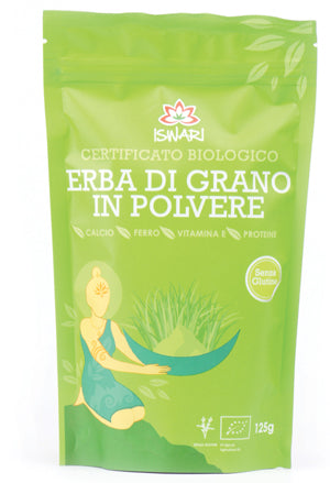 ERBA DI GRANO BIO IN POLVERE PROVENIENZA EUROPEA 125 G