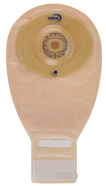 SACCA PER ILEOSTOMIA WELLAND AURUM CONVEX ILEO MIDI OPACA RITAGLIABILE 13-35 MM 10 PEZZI