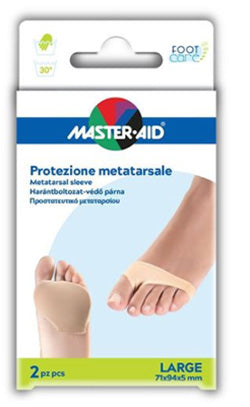 PROTEZIONE MASTER-AID PER METATARSO IN TESSUTO ELASTICO E GEL L 1 PAIO