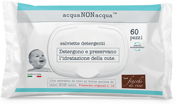 FIOCCHI DI RISO ACQUA NON ACQUA SALVIETTE DETERGENTI 60 PEZZI