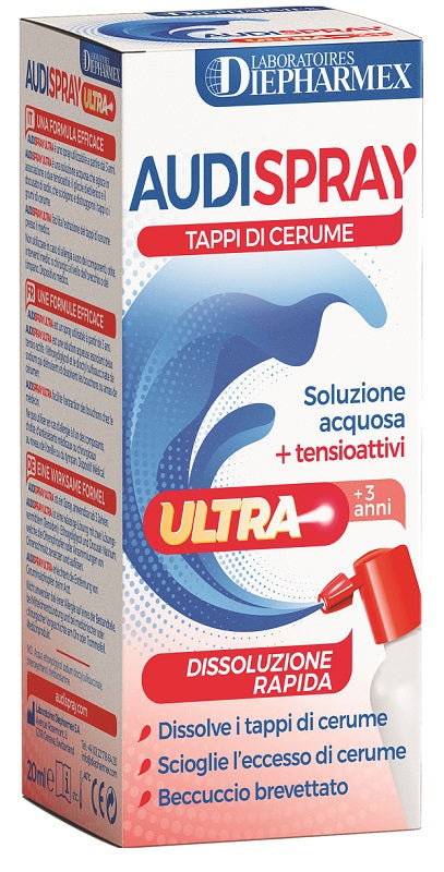 AUDISPRAY ULTRA SOLUZIONE ACQUOSA + TENSIOATTIVI SPRAY 20 ML
