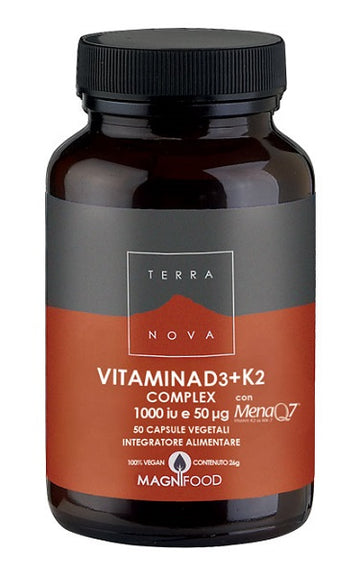 TERRANOVA VITAMINA D3 + K2 50 CAPSULE