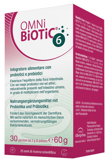 OMNI BIOTIC 6 POLVERE 60 G