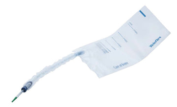 CATETERE VESCICALE AUTOLUBRIFICANTE LIQUICK X-TREME PLUS RIVESTIMENTO IDROFILO CON SACCA RACCOGLI URINA DIAMETRO CH12 LUNGHEZZA 40 CM PUNTA ERGOTHAN 2 FORI SFALSATI 30 PEZZI