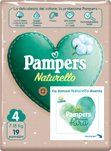 PAMPERS NATUR MAXI CP 19 PEZZI