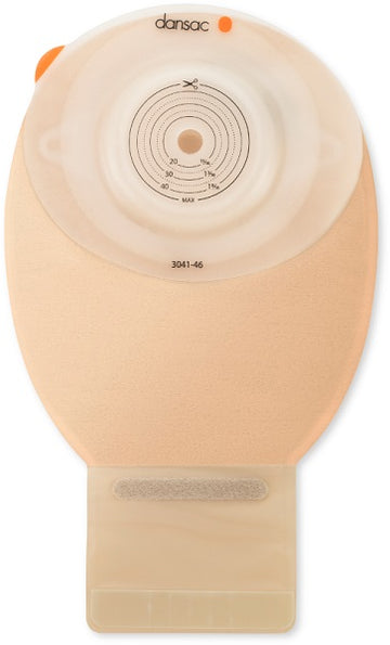 DANSAC NOVALIFE TRE 1 SACCA APERTA OPACA CONVEX MIDI PER ILEOSTOMIA CON FINESTRA RITAGLIABILE 15-37 MM 350 ML 10 PEZZI