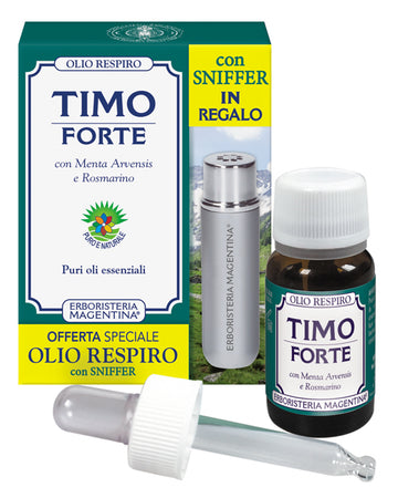 TIMO FORTE OLIO RESPIRO 10 ML + SNIFFER IN REGALO