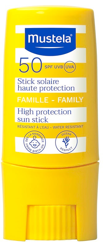 MUSTELA STICK SOLARE PROTEZIONE MOLTO ALTA SPF50+ 10 ML