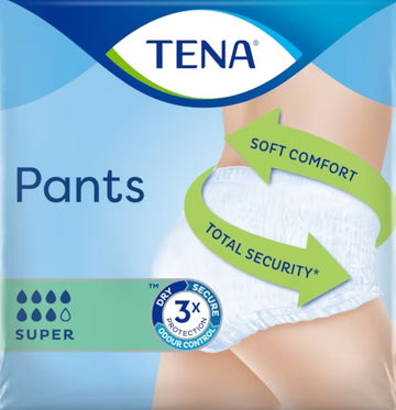 PANNOLONE PULL UP TENA PANTS SUPER TAGLIA MEDIUM 10 PEZZI
