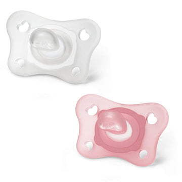 CHICCO GOMMOTTINO GIRL SILICONE 0-2 MESI 2 PEZZI ITA C