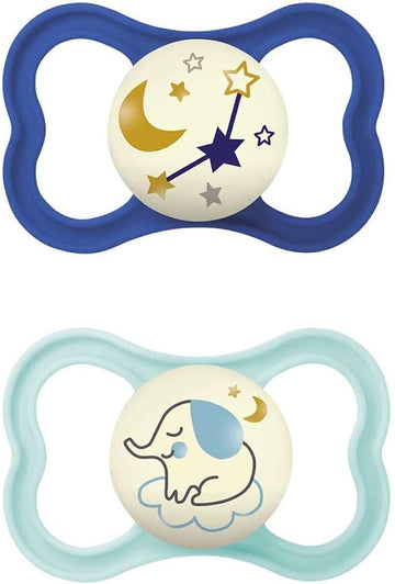 MAM AIR NIGHT SUCCHIETTO 16+ MESI SILICONE DOPPIO MASCHIO