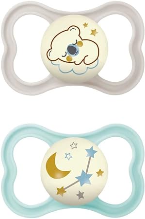 MAM AIR NIGHT SUCCHIETTO 16+ MESI SILICONE DOPPIO NEUTRO