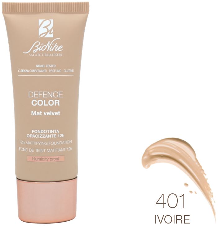 DEFENCE COLOR FONDOTINTA MAT VELVET 401 30 ML
