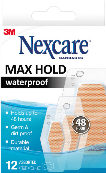CEROTTO NEXCARE BAMBINI MAXHOLD WATERPROOF 12 PEZZI