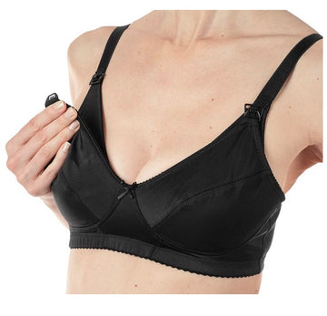 MAMMY REGGISENO MICROFIBRA ALLATTAMENTO BLACK 4D