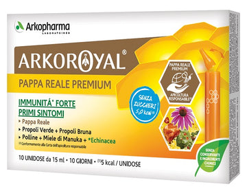 ARKOROYAL IMMUNITA' SENZA ZUCCHERO 10 FLACONCINI DA 15 ML