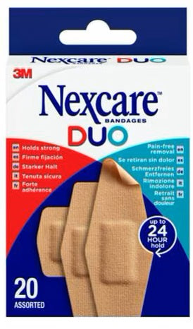 NEXCARE DUO CEROTTI ASSORTITI 20 PEZZI