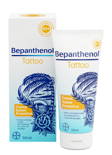 BEPANTHENOL TATTOO CREMA SOLARE PROTETTIVA SPF50+ 50 ML