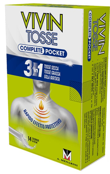 VIVIN TOSSE POCKET 14 STICK PACK SCIROPPO 10 ML
