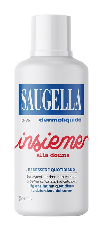 SAUGELLA EXPO RED EDITION III CANVAS 2022 12 BUNDLE DERMOLIQUIDO 500 ML + DERMOLIQUIDO 150 ML IN OMAGGIO