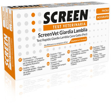 SCREENVET TEST RAPIDO GIARDIA LAMBLIA FECI CANE E GATTO