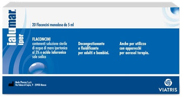 SOLUZIONE IPERTONICA 3% IALUMAR 20 FLACONCINI DA 5 ML TAGLIO PREZZO