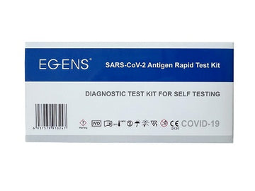 TEST ANTIGENICO RAPIDO COVID-19 EGENS AUTODIAGNOSTICO DETERMINAZIONE QUALITATIVA ANTIGENI SARS-COV-2 IN TAMPONI NASALI MEDIANTE IMMUNOCROMATOGRAFIA