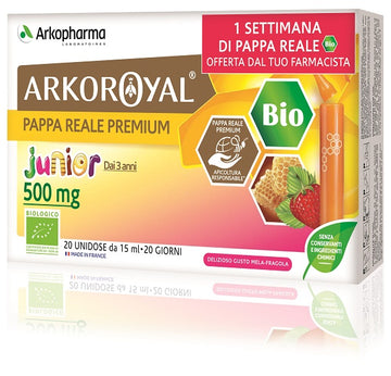 ARKOROYAL JUNIOR PAPPA REALE 500MG BIO 20 FIALOIDI PROMO