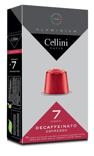 CELLINI CAFFE' DECAFFEINATO INTENSITA' 7 10 CAPSULE