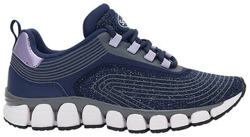 GALAXY WAVE 24 GLITTERED MESH+PU W NAVY BLUE 38