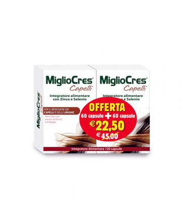 MIGLIOCRES 60+60 CAPSULE 60 G PROMOZIONE