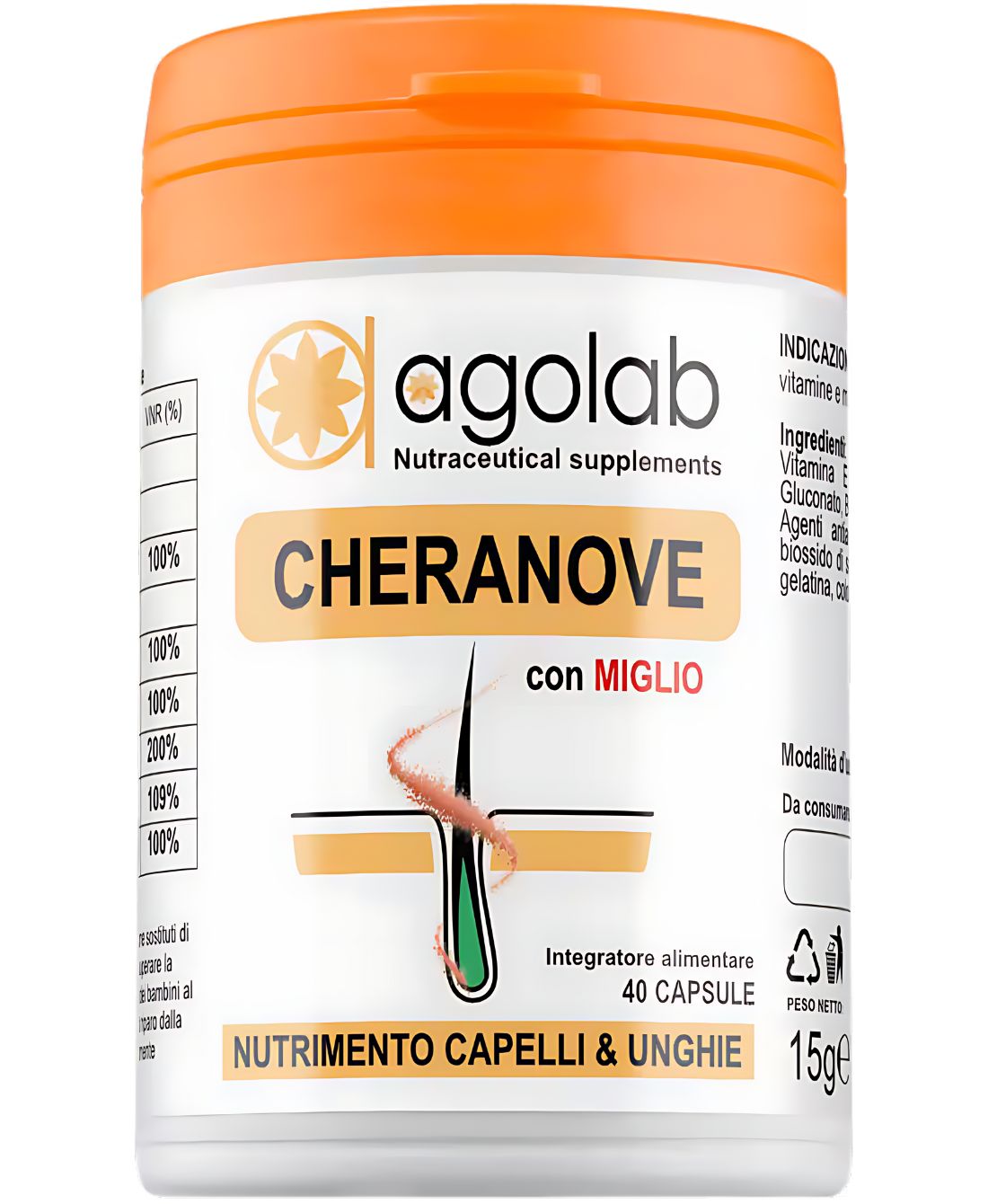 CHERANOVE 40 CAPSULE - INTEGRATORE PER CAPELLI