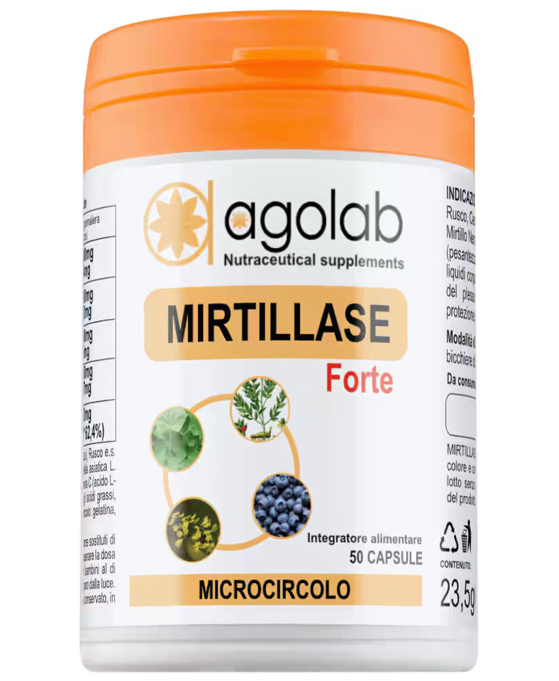 MIRTILLASE FORTE 50 CAPSULE - CIRCOLAZIONE