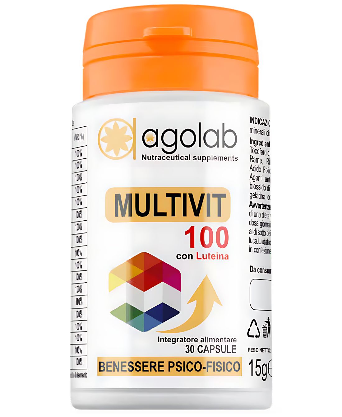 MULTIVIT 100 30 CAPSULE - MULTIVITAMINICO