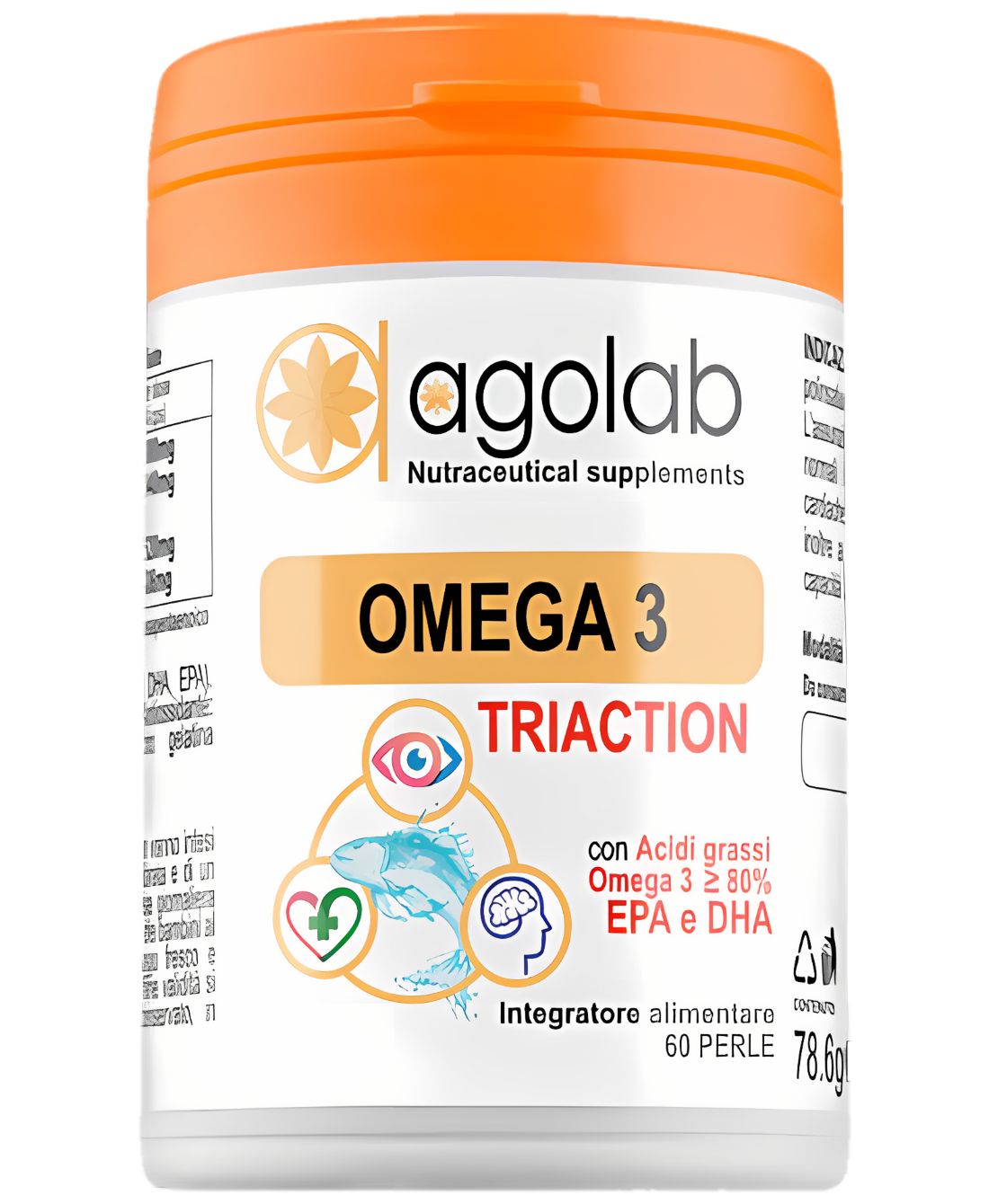 OMEGA 3 TRIACTION 60 PERLE - CERTIFICATO IFOS 5 STELLE