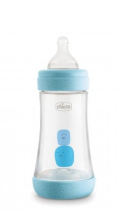 CHICCO BIBERON PERFECT 5 BOY 240 ML IN SILICONE 2 FORI