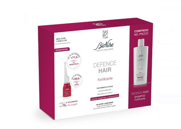 DEFENCE HAIR BIPACK RIDENSIFICANTE 21 FIALE 6 ML + SHAMPOO 200 ML