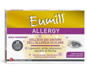 EUMILL ALLERGY GOCCE OCULARI 10 FLACONCINI DA 0,5 ML