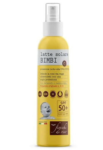 FIOCCHI DI RISO LATTE SOLARE BIMBI 50+ 140 ML SPRAY