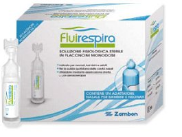FLUIRESPIRA SOLUZIONE FISIOLOGICA STERILE 30 FLACONCINI MONODOSE DA 5ML