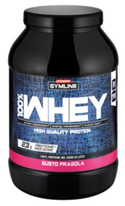 GYMLINE 100% WHEY CONCENTRATE FRAGOLA 900 G
